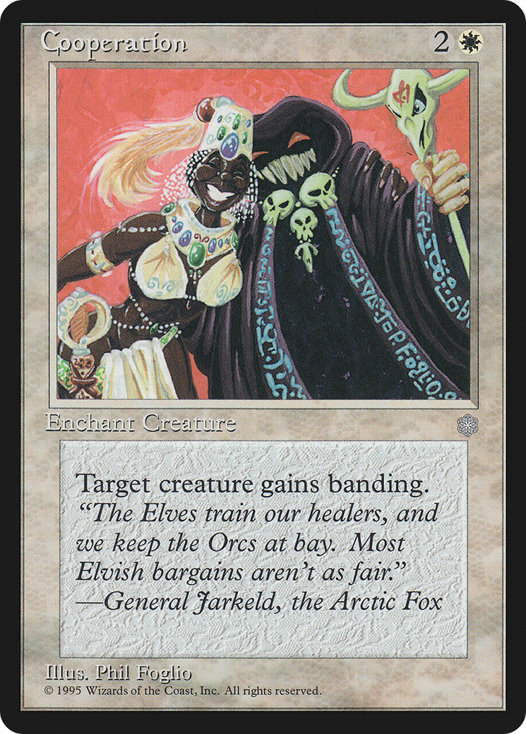 Cooperation (ICE-018) - Ice Age - Premium MTG Single from Wizards of the Coast - Just $0.08! Shop now at Game Crave Tournament Store