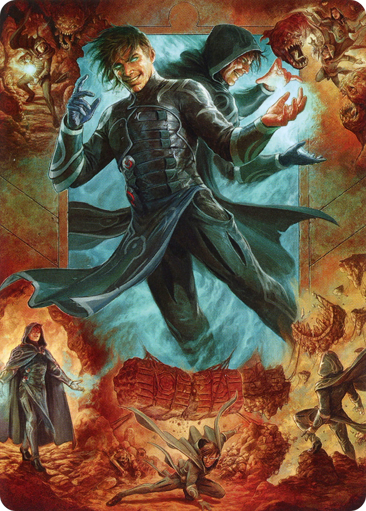 Jace, Mirror Mage // Jace, Mirror Mage (AZNR-002) - Zendikar Rising Art Series (Borderless) - Premium MTG Single from Wizards of the Coast - Just $0! Shop now at Game Crave Tournament Store