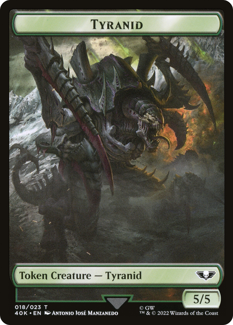 Tyranid (T40K-018) - Warhammer 40,000 Tokens - Premium MTG Single from Wizards of the Coast - Just $0! Shop now at Game Crave Tournament Store