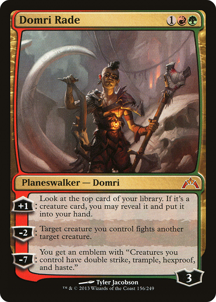 Domri Rade (GTC-156) - Gatecrash - Premium MTG Single from Wizards of the Coast - Just $0.14! Shop now at Game Crave Tournament Store