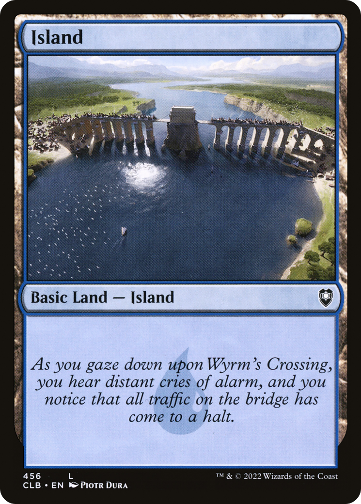 Island (CLB-456) - Commander Legends: Battle for Baldur's Gate Foil - Premium MTG Single from Wizards of the Coast - Just $0.25! Shop now at Game Crave Tournament Store