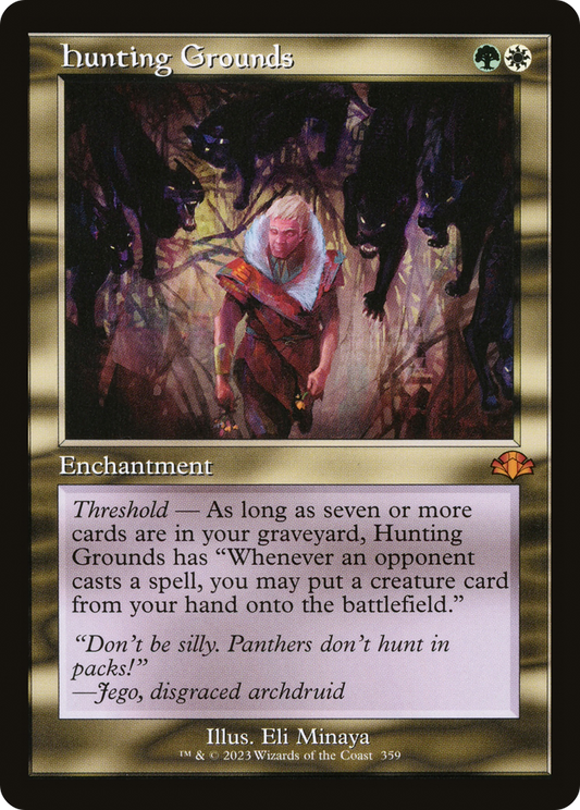 Hunting Grounds (DMR-359) - Dominaria Remastered - Premium MTG Single from Wizards of the Coast - Just $0.16! Shop now at Game Crave Tournament Store