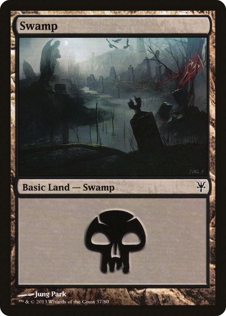 Swamp (DDK-037) - Duel Decks: Sorin vs. Tibalt - Premium MTG Single from Wizards of the Coast - Just $0.08! Shop now at Game Crave Tournament Store