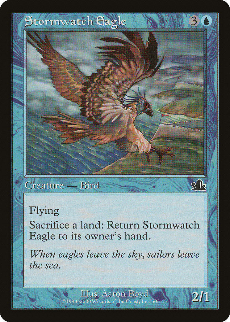 Stormwatch Eagle (PCY-050) - Prophecy - Premium MTG Single from Wizards of the Coast - Just $0.08! Shop now at Game Crave Tournament Store