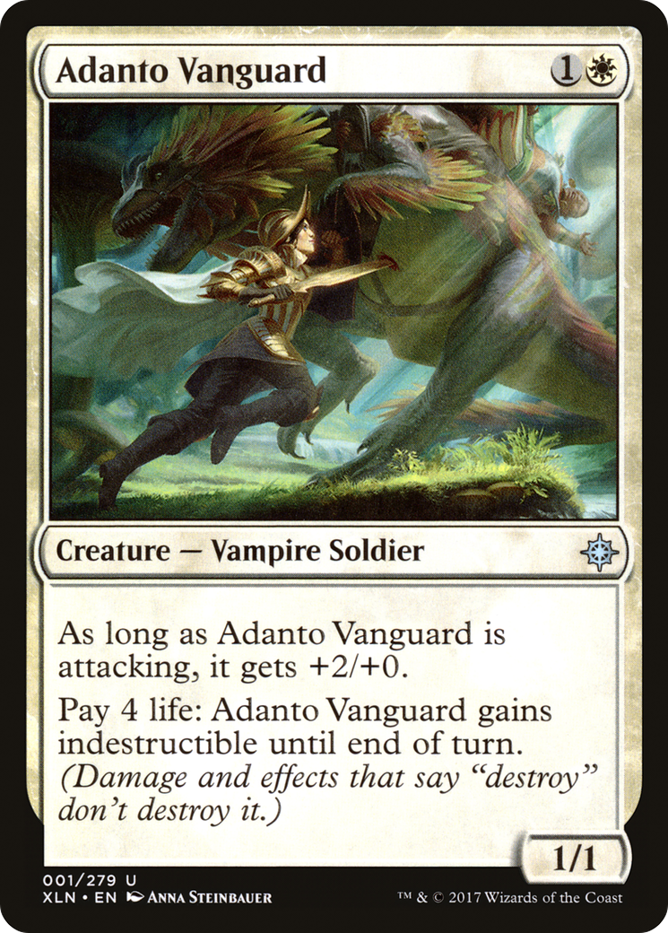 Adanto Vanguard (XLN-001) - Ixalan Foil - Premium MTG Single from Wizards of the Coast - Just $0.37! Shop now at Game Crave Tournament Store