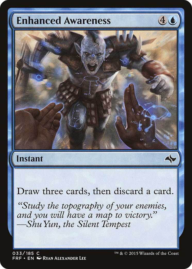 Enhanced Awareness (FRF-033) - Fate Reforged Foil - Premium MTG Single from Wizards of the Coast - Just $0.08! Shop now at Game Crave Tournament Store