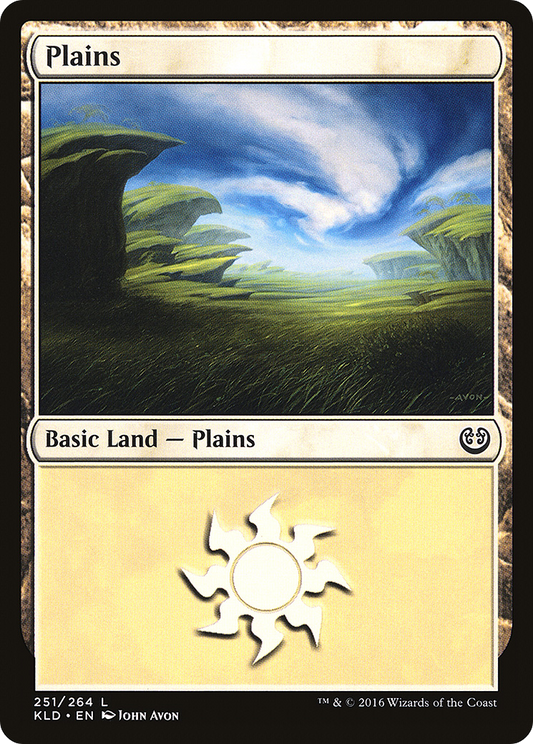 Plains (KLD-251) - Kaladesh - Premium MTG Single from Wizards of the Coast - Just $0.08! Shop now at Game Crave Tournament Store