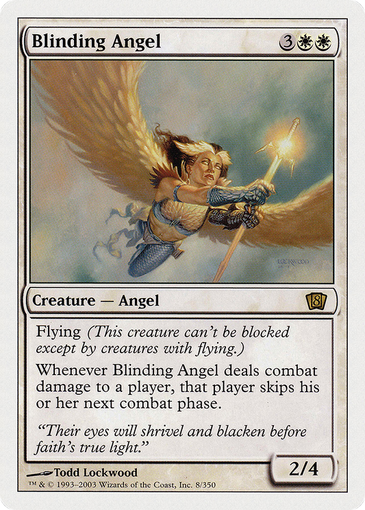 Blinding Angel (8ED-008) - Eighth Edition - Premium MTG Single from Wizards of the Coast - Just $0.86! Shop now at Game Crave Tournament Store