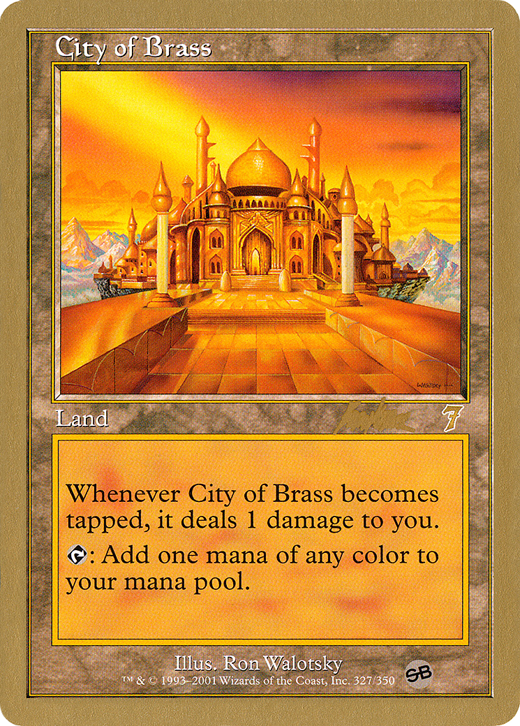 City of Brass (WC02-BK327SB) - World Championship Decks 2002 - Premium MTG Single from Wizards of the Coast - Just $3.22! Shop now at Game Crave Tournament Store