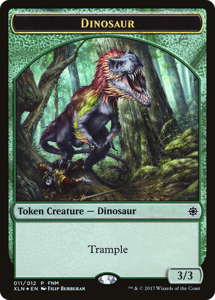 Dinosaur // Treasure (F17-011) - Friday Night Magic 2017 Foil - Premium MTG Single from Wizards of the Coast - Just $0.12! Shop now at Game Crave Tournament Store