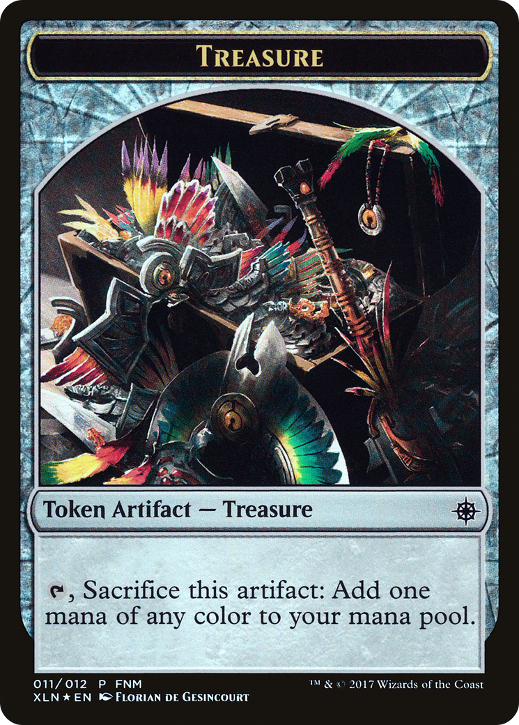 Dinosaur // Treasure (F17-011) - Friday Night Magic 2017 Foil - Premium MTG Single from Wizards of the Coast - Just $0.12! Shop now at Game Crave Tournament Store