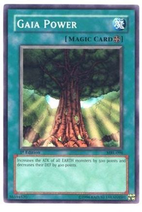 Gaia Power (MRL-096) - Magic Ruler 1st Edition - Premium Yugioh Single from Konami - Just $1.83! Shop now at Game Crave Tournament Store