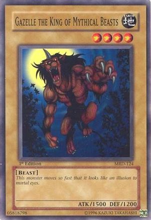 Gazelle the King of Mythical Beasts (MRD-124) - Metal Raiders 1st Edition - Premium Yugioh Single from Konami - Just $5.27! Shop now at Game Crave Tournament Store