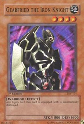 Gearfried the Iron Knight (PSV-101) - Pharaoh's Servant 1st Edition - Premium Yugioh Single from Konami - Just $7.13! Shop now at Game Crave Tournament Store