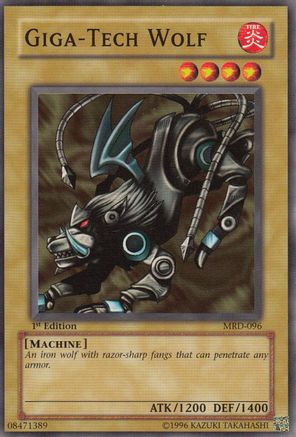 Giga-Tech Wolf (MRD-096) - Metal Raiders 1st Edition - Premium Yugioh Single from Konami - Just $1.82! Shop now at Game Crave Tournament Store