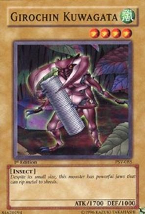 Girochin Kuwagata (PSV-085) - Pharaoh's Servant Unlimited - Premium Yugioh Single from Konami - Just $0.25! Shop now at Game Crave Tournament Store