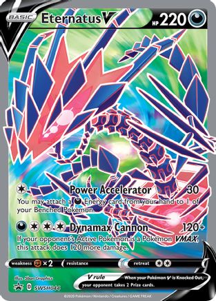 Eternatus V SWSH044/307 - SWSH Black Star Promos Holofoil - Premium Pokemon Single from Nintendo - Just $0.99! Shop now at Game Crave Tournament Store