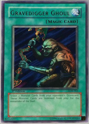 Gravedigger Ghoul (LOB-065) - The Legend of Blue Eyes White Dragon Unlimited - Premium Yugioh Single from Konami - Just $0.32! Shop now at Game Crave Tournament Store