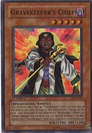 Gravekeeper's Chief (PGD-065) - Pharaonic Guardian 1st Edition - Premium Yugioh Single from Konami - Just $0.37! Shop now at Game Crave Tournament Store