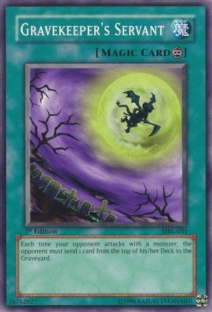 Gravekeeper's Servant (MRL-031) - Magic Ruler Unlimited - Premium Yugioh Single from Konami - Just $0.48! Shop now at Game Crave Tournament Store