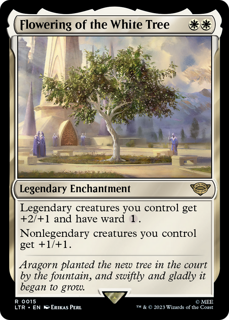 Flowering of the White Tree (LTR-015) - The Lord of the Rings: Tales of Middle-earth - Premium MTG Single from Wizards of the Coast - Just $1.38! Shop now at Game Crave Tournament Store