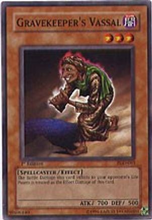 Gravekeeper's Vassal (PGD-063) - Pharaonic Guardian 1st Edition - Premium Yugioh Single from Konami - Just $0.25! Shop now at Game Crave Tournament Store