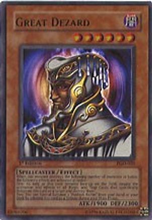 Great Dezard (PGD-020) - Pharaonic Guardian 1st Edition - Premium Yugioh Single from Konami - Just $2.80! Shop now at Game Crave Tournament Store