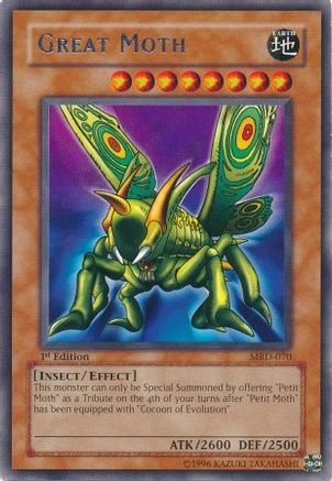 Great Moth (MRD-070) - Metal Raiders Unlimited - Premium Yugioh Single from Konami - Just $0.49! Shop now at Game Crave Tournament Store