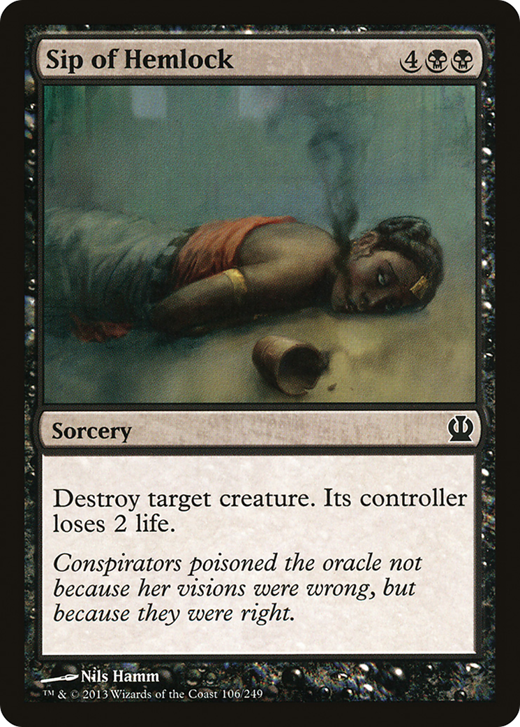 Sip of Hemlock (THS-106) - Theros - Premium MTG Single from Wizards of the Coast - Just $0.08! Shop now at Game Crave Tournament Store
