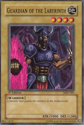 Guardian of the Labyrinth (MRD-083) - Metal Raiders Unlimited - Premium Yugioh Single from Konami - Just $0.25! Shop now at Game Crave Tournament Store