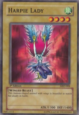 Harpie Lady (Original Artwork) (MRD-008) - Metal Raiders Unlimited - Premium Yugioh Single from Konami - Just $2.46! Shop now at Game Crave Tournament Store