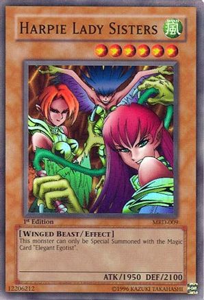 Harpie Lady Sisters (MRD-009) - Metal Raiders Unlimited - Premium Yugioh Single from Konami - Just $1.44! Shop now at Game Crave Tournament Store