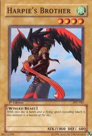 Harpie's Brother (PSV-049) - Pharaoh's Servant Unlimited - Premium Yugioh Single from Konami - Just $0.26! Shop now at Game Crave Tournament Store