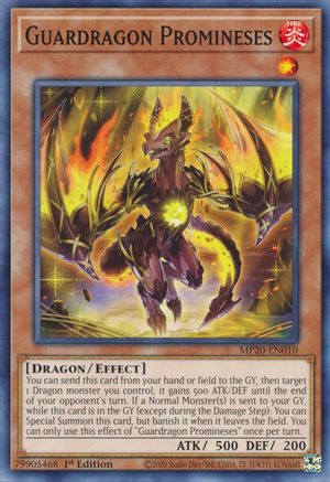 Guardragon Promineses (MP20-EN010) - 2020 Tin of Lost Memories 1st Edition - Premium Yugioh Single from Konami - Just $0.25! Shop now at Game Crave Tournament Store