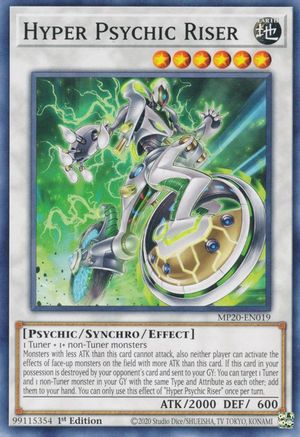 Hyper Psychic Riser (MP20-EN019) - 2020 Tin of Lost Memories 1st Edition - Premium Yugioh Single from Konami - Just $0.25! Shop now at Game Crave Tournament Store