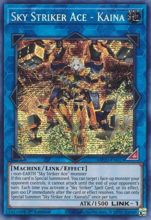 Sky Striker Ace - Kaina (MP20-EN023) - 2020 Tin of Lost Memories 1st Edition - Premium Yugioh Single from Konami - Just $1.87! Shop now at Game Crave Tournament Store