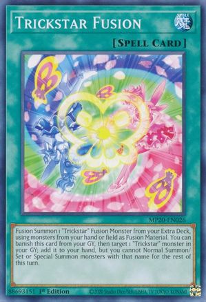 Trickstar Fusion (MP20-EN026) - 2020 Tin of Lost Memories 1st Edition - Premium Yugioh Single from Konami - Just $0.25! Shop now at Game Crave Tournament Store