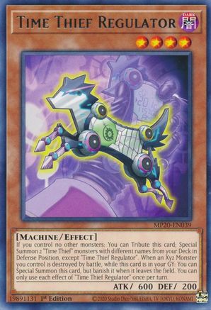 Time Thief Regulator (MP20-EN039) - 2020 Tin of Lost Memories 1st Edition - Premium Yugioh Single from Konami - Just $0.25! Shop now at Game Crave Tournament Store