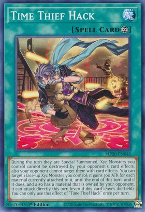 Time Thief Hack (MP20-EN041) - 2020 Tin of Lost Memories 1st Edition - Premium Yugioh Single from Konami - Just $0.25! Shop now at Game Crave Tournament Store