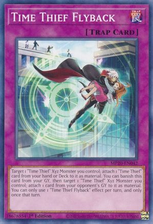 Time Thief Flyback (MP20-EN042) - 2020 Tin of Lost Memories 1st Edition - Premium Yugioh Single from Konami - Just $0.25! Shop now at Game Crave Tournament Store
