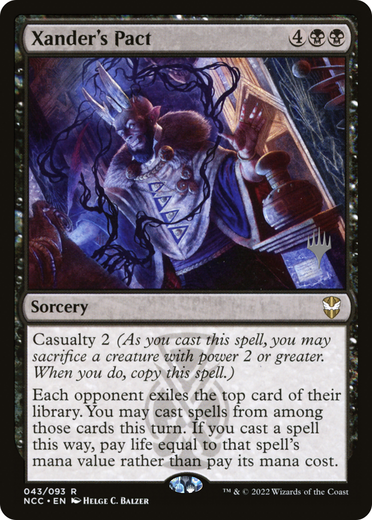 Xander's Pact (PNCC-43P) - New Capenna Commander Promos Foil - Premium MTG Single from Wizards of the Coast - Just $0.35! Shop now at Game Crave Tournament Store