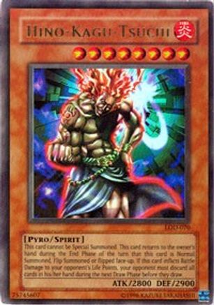 Hino-Kagu-Tsuchi (LOD-070) - Legacy of Darkness Unlimited - Premium Yugioh Single from Konami - Just $7.86! Shop now at Game Crave Tournament Store