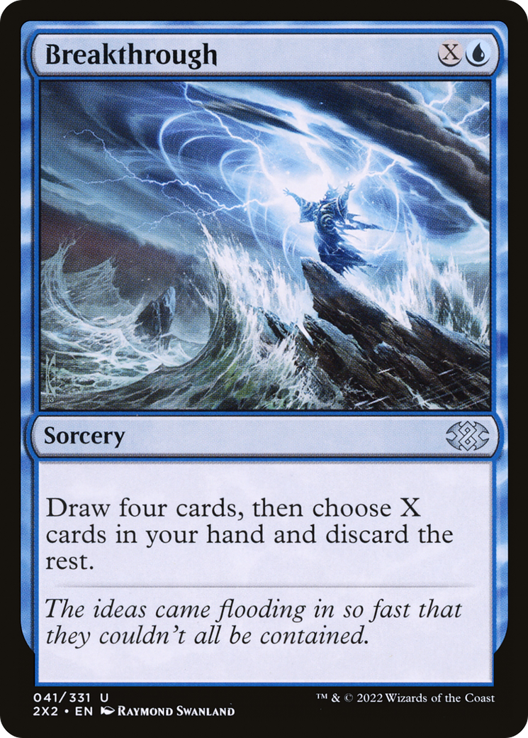 Breakthrough (2X2-041) - Double Masters 2022 Foil - Premium MTG Single from Wizards of the Coast - Just $0.08! Shop now at Game Crave Tournament Store