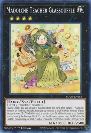 Madolche Teacher Glassouffle (MP20-EN068) - 2020 Tin of Lost Memories 1st Edition - Premium Yugioh Single from Konami - Just $0.25! Shop now at Game Crave Tournament Store
