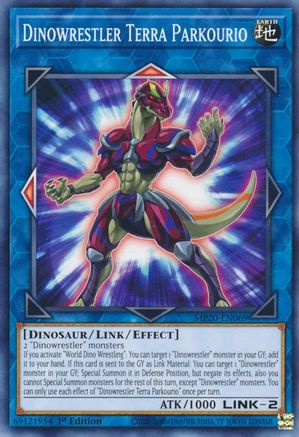 Dinowrestler Terra Parkourio (MP20-EN069) - 2020 Tin of Lost Memories 1st Edition - Premium Yugioh Single from Konami - Just $0.25! Shop now at Game Crave Tournament Store