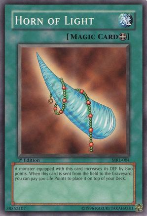 Horn of Light (MRL-004) - Magic Ruler Unlimited - Premium Yugioh Single from Konami - Just $0.25! Shop now at Game Crave Tournament Store