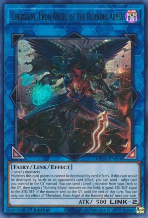 Cherubini, Ebon Angel of the Burning Abyss (MP20-EN096) - 2020 Tin of Lost Memories 1st Edition - Premium Yugioh Single from Konami - Just $0.38! Shop now at Game Crave Tournament Store