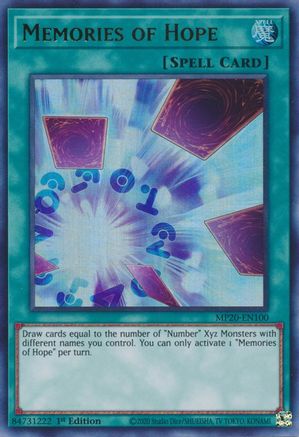 Memories of Hope (MP20-EN100) - 2020 Tin of Lost Memories 1st Edition - Premium Yugioh Single from Konami - Just $0.26! Shop now at Game Crave Tournament Store