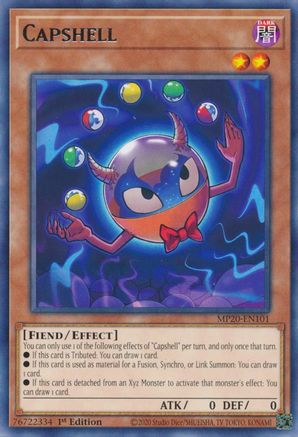 Capshell (MP20-EN101) - 2020 Tin of Lost Memories 1st Edition - Premium Yugioh Single from Konami - Just $0.31! Shop now at Game Crave Tournament Store