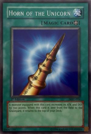 Horn of the Unicorn (MRL-054) - Magic Ruler 1st Edition - Premium Yugioh Single from Konami - Just $1.27! Shop now at Game Crave Tournament Store